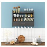 Hanah home kuhinjska polica knott anthracite | ePonuda.com