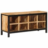 vidaXL Klop za čevlje 110x35x51 cm trden robusten mangov les Cene