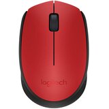  MIŠ USB 3TIPKE OPTIČKI BEŽIČNI M171 LOGITECH CRVENO/CRNI BLISTER | Shoptok.si