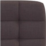  Jedilni stoli 4 kosi temno rjavo blago, (21822552) | Shoptok.si