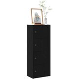  Regal za knjige crni hrasta 40x24x102 cm od konstruiranog drva | shoptok.hr