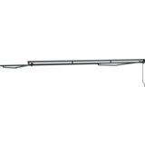 vidaXL senčnik s polkasseto, zložljiv, ročno upravljan kovinski | Shoptok.si