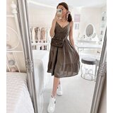 Gemre Green flared dress Yvon | shoptok.hr