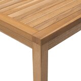  Vrtni blagovaonski stol 110 x 110 x 77 cm od masivne tikovine | shoptok.hr