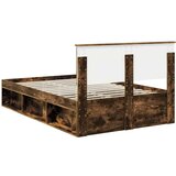  Konstrukcija postelje z vzglavjem Dimljeni oreh 120 x 200 cm, (5000103852) | Shoptok.si