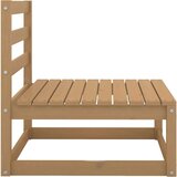 Srednja sofa smeđa boja meda od masivne borovine | shoptok.hr