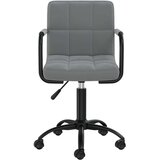  Okretna Radna stolica - Uredska stolica tamnosiva baršunasta | shoptok.hr