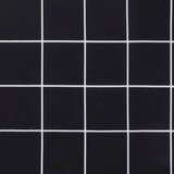 Blazine za vrtne stole 2 kosa črn karo vzorec 40x40x3 cm blago, (20657076) | Shoptok.si
