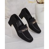 Resti Elegant women's moccasins on a low post Oflem | ePonuda.com