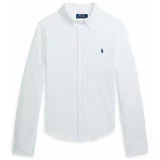 Polo Ralph Lauren Otroška bombažna srajca bela barva, 323914506002