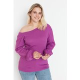 Trendyol Curve Purple Knitwear Sweater Cene