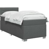  Boxspring krevet s madracem Tamnosiva 80 x 200 cm Tkanina | shoptok.hr