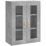 Maison Chic Stenska omarica - Zidna omarica betonsko siva 69,5x34x90 cm iu149, (22062404) Cene