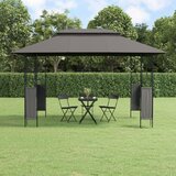 vidaXL Paviljon s streho antracit 400x300x270 m jeklo Cene