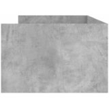  Okvir kreveta s ladicama boja betona 75 x 190 cm za jednu osobu | Eponuda.com
