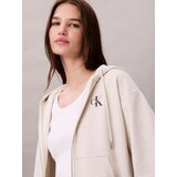 Calvin Klein Jeans Jopa na zadrgo pegasto siva / črna / bela | Shoptok.si