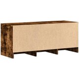 TV ormarić s LED svjetlima boja hrasta 97x34x40 cm drveni | shoptok.hr