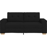  Dvosjed crne boje 180x77x82 cm tkanina | shoptok.hr