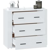  Komoda bijela 80 x 33 x 70 cm od konstruiranog drva | shoptok.hr