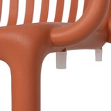 Ixia Plastičen jedilni stol v barvi terakote Alia – | Shoptok.si