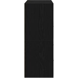  Ormari s 2 ladice 2 kom crni hrast 60x31x40cm konstruirano drvo | shoptok.hr