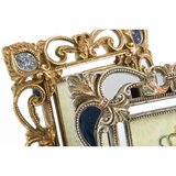  Okvir za sliku DKD Home Decor 19 x 2 x 25 cm Srebrna zlatan Smola Shabby Chic (2 kom.) | shoptok.hr