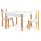 ECO TOYS Ecotoys stol sa spremnikom za igračke i dvije stolice | shoptok.hr