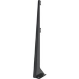 Axelent Dodatni opornik X-STORE 2.0 za element višine 1100 mm, višina 825 mm, črne barve | Shoptok.si