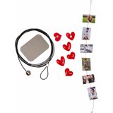 Luniks Foto jeklena žica s 6 magneti - Srce, (21099307) | Shoptok.si