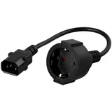 IEC Safety contact Adapterc. C14 - CEE 7 /3 (Typ F)