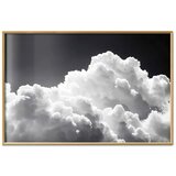  Plakat Discover the Infinite Play of Sunlight – Clouds and Shadows in the Sky 30x21 Zlatni okvir | shoptok.hr
