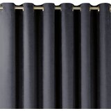  Curtain MILANA color graphite style classic golden gold metal eyelets chenille 220x245 HOMEDE | shoptok.hr