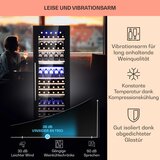 Klarstein Vinsider 89 Trio - vgradni hladilnik za vino (za 89 butelk, 3 hladilne cone) - | Shoptok.si