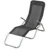  Ležaljka za sunčanje (D x Š x V: 157,5 x 49,5 x 98,5 cm, Crna, Preklopno) | shoptok.hr