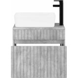  Set namještaja za kupaonicu Betonska siva Konstruirano drvo 59 x 44,5 x 50 cm | shoptok.hr