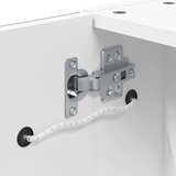  Kupaonski ormarić s ogledalom i LED svjetlom bijeli 45x13x52 cm | shoptok.hr