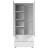 MID.YOU omara s klasičnimi vrati, bela | Shoptok.si
