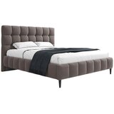 MID.YOU OBLAZINJENA POSTELJA 160 cm x 200 cm , les, tekstil, leseni material umazano rjava | Shoptok.si