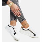Gemre Black and white platform sneakers Amala | Shoptok.si