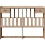 vidaXL Vzglavje s policami 160 cm trdna borovina | Shoptok.si