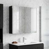  Kopalniška ogledalna omara Črna Orehovina 63,5 x 15,5 x 60,5 cm, (5000233140) | Shoptok.si