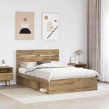  Konstrukcija postelje Oreh 150 x 200 cm Masivno borovo les, (5000103090) | Shoptok.si