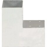  Spojnici za stupove u L-obliku 4 kom pocinčani metal 91 x 91 mm | Eponuda.com