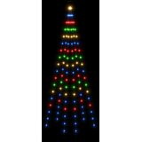  Božićno drvce na stijegu 108 LED žarulja šarene 180 cm | shoptok.hr