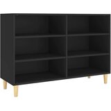 vidaXL Komoda črna 103,5x35x70 cm iverna plošča | Shoptok.si