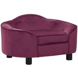 SOFA za pse bordo 67 x 47 x 36 cm plišana Cijene