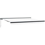 vidaXL Retraktilna tenda Bela 4 ×3 m Platno - - Bela - 51.92 - 4 ×3 m - 2025- | Shoptok.si