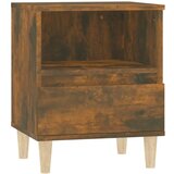 vidaXL Nočna omarica dimljeni hrast 40x35x50 cm, (20730160) | Shoptok.si