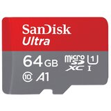 Sandisk MICRO SD 64GB Ultra + adapter SDSQUAR-064G-GN6MA memorijska kartica | ePonuda.com