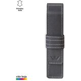 PRINC LEATHER Futrola za jednu olovku Štep, Siva Cene